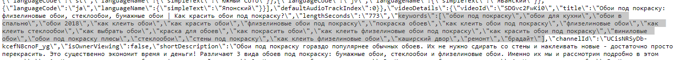 Теги keywords на сайте